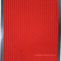 Double stripe exhibition pp flooring mat with non-woven carpet